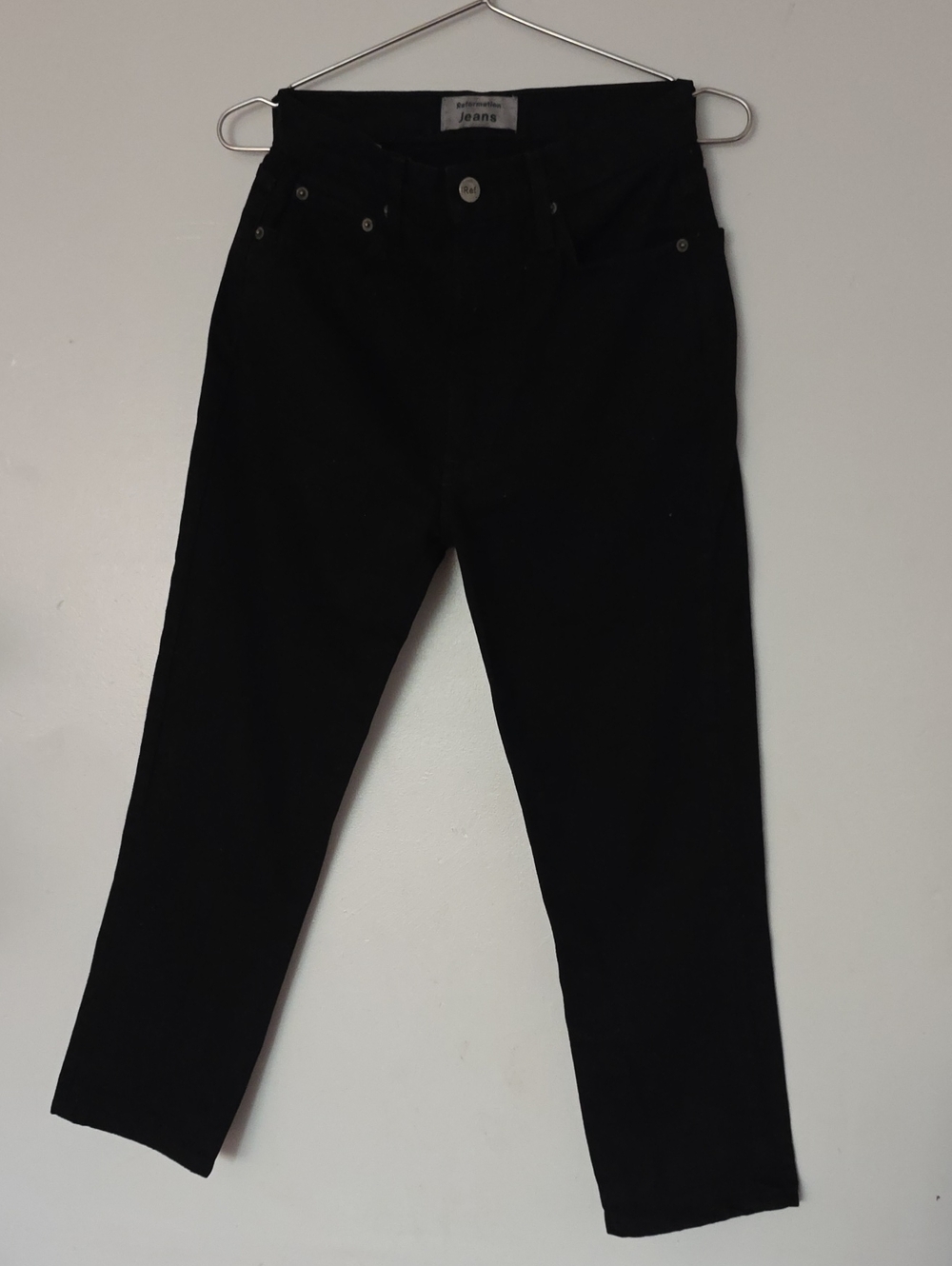 Reformation Woman Jeans in Black